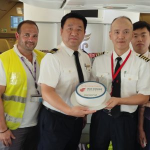 Επανεκκίνηση τροφοδοσίας της Air China από τη Newrest Hellas